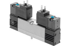 "Розподільники та пневмоострови
Пневморозподільники — це компоненти пневматики, які в технології автоматизації забезпечують керування приводами — наприклад, штоковими циліндрами, циліндрами без штоків, двигунами чи захватами. Коли справа доходить до самих пневморозподільників, розрізняють клапани з пневматичним приводом, електромагнітні клапани та клапани з ручним приводом, які Festo пропонує в багатьох різних конструкціях і версіях. Крім того, для системних вимог пропонуються збірки пневморозподільників в пневмоостровах.

Пневморозподільники в пневматиці
Пневматика використовується в промисловій автоматиці для передачі руху / сили - зазвичай це робиться за допомогою стисненого повітря. Сам рух реалізується за допомогою приводів; Для того, щоб нарешті мати можливість керувати цими приводами, в техніці автоматизації використовуються пневморозподільники або пневмоостови.

Компоненти простої пневматичної системи (приклад):

Циліндр
Пневморозподільник
Аксесуари
Електричні та пневматичні пневморозподільники для різних застосуваннь
Залежно від застосування, пневморозподільники Festo можна використовувати універсально або налаштовувати окремо. На додаток до пневморозподільників, запірних клапанів, регуляторів тиску або витрати, наш асортимент продукції також включає п’єзоклапани - пропорційні клапани регулювання тиску, які характеризуються тривалим терміном служби та мінімальним споживанням енергії.

Пневморозподільники з електромагнітним і пневматичним керуванням
Пневморозподільник використовується для зміни, відкриття або блокування напрямку потоку стисненого повітря в пневматичній системі.

Пневморозподільники з електричним і пневматичним керуванням від Festo:

Стандартні пневморозподільники
Універсальні пневморозподільники
Пневморозподільники для спеціальних застосувань
Пненвматичні та механічні приводні технологічні клапани для різних середовищ та процесів
Технологічні клапани та клапани для різних середовищ від Festo ,незалежно від середовища,, таких як гази, рідини з високою в’язкістю, пасти чи грануляти: можуть керувати різними рідинами у Вашій технологіїі під час охолодження та змащування, очищення та миття, стерилізації або під час дозування та змішування.

Технологічні клапани з пневматичним та механічним кеурванням від Festo:

Дискові клапани
Кутові сідельні клапани
Пропорційні клапани для різних середовищ
Кульові крани
Клапани регулювання потоку
Клапани регулювання потоку - також відомі як дросельні клапани або просто дроселі - використовуються в пневматиці для регулювання об'ємного потоку стисненого повітря.

Клапани регулювання потоку від Festo:

Дроселі з зворотним клапаном
Дроселі
Клапани затримки часу"