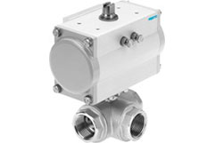 "Клапани регулювання потоку
Регулятори потоку також клапани потоку або клапанами контролю потоку або дросельні клапани. Ці клапани використовуються для регулювання об’ємного потоку використовуваного середовища. Клапани регулювання потоку використовуються в гідравліці та пневматиці для регулювання потоку гідравлічної рідини або стисненого повітря.

Які типи клапанів регулювання потоку існують?
Проточні клапани поділяються на:

Дросельні клапани
Клапани регулювання потоку
Для дросельної заслінки чим більше різниця тисків, тим більший об’ємний потік, оскільки об’ємний потік залежить від різниці тисків у дросельній точці.

На відміну від цього, клапан регулювання потоку (клапан регулювання кількості) оснащений системою компенсації тиску. Це гарантує, що встановлена швидкість потоку залишається незмінною, навіть якщо перепад тиску на клапані змінюється.

Клапани регулювання потоку в промисловій автоматизації
Festo пропонує широкий асортимент клапанів регулювання потоку для автоматизації виробництв і процесів. Відкрийте для себе наше портфоліо клапанів регулювання потоку: дросельні клапани, дроселі зі зворотніми клапанами та клапани затримки часу.

Дросельні клапани
Дросельні клапани відносяться до типу клапанів регулювання потоку. Вони регулюють швидкість потоку стисненого повітря в напрямку потоку. Для регулювання об’ємних потоків використовується дросельна заслінка. Дросель є собою звуження поперечного перерізу трубопроводу - це місцевий опір потоку.

Дроселі

Дросельні клапани односторонньої дії
Дроселі зі зворотніми клапанами мають один напрямок дроселюючий, інший відкритий. Дроселя зі зворотніми клапанами використовуються для регулювання швидкості переміщення виконачих механізмів пневмоциліндрів Пневматичні приводи - тоді як дросельні клапани використовуються для регулювання потоку повітря або рідини.

Дроселі з зворотним клапаном

Клапани затримки часу
Клапани затримки часу перемикаються після того, як подається сигнал і скіньчиться заданий час. На додаток до логічних клапанів, ці продукти Festo використовуються, серед іншого, у простих пневматичних системах керування.

Клапани затримки часу"